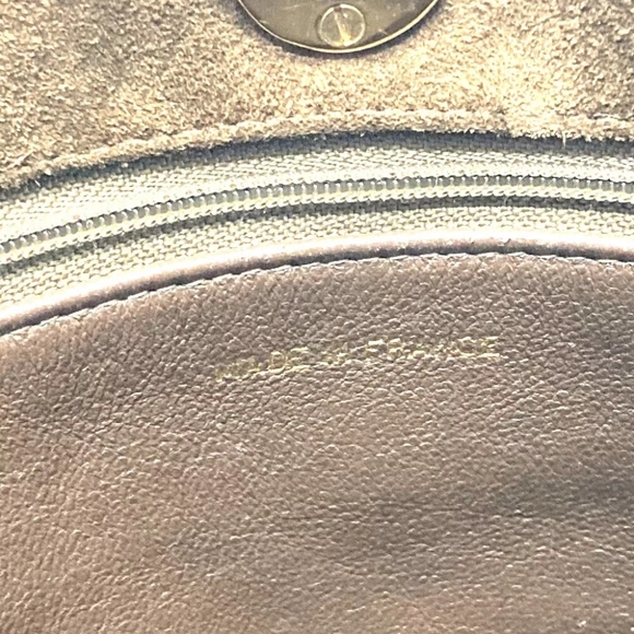AUTHENTIC CHANEL CC Matelasse Vertical tote Hand Bag Tote Bag suede Brown - Picture 11 of 12